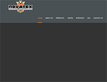 Tablet Screenshot of novatexgraphics.com